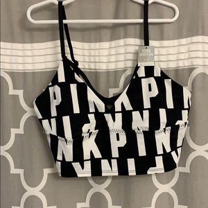 NWT pink Victoria’s Secret sports bra Sz small
